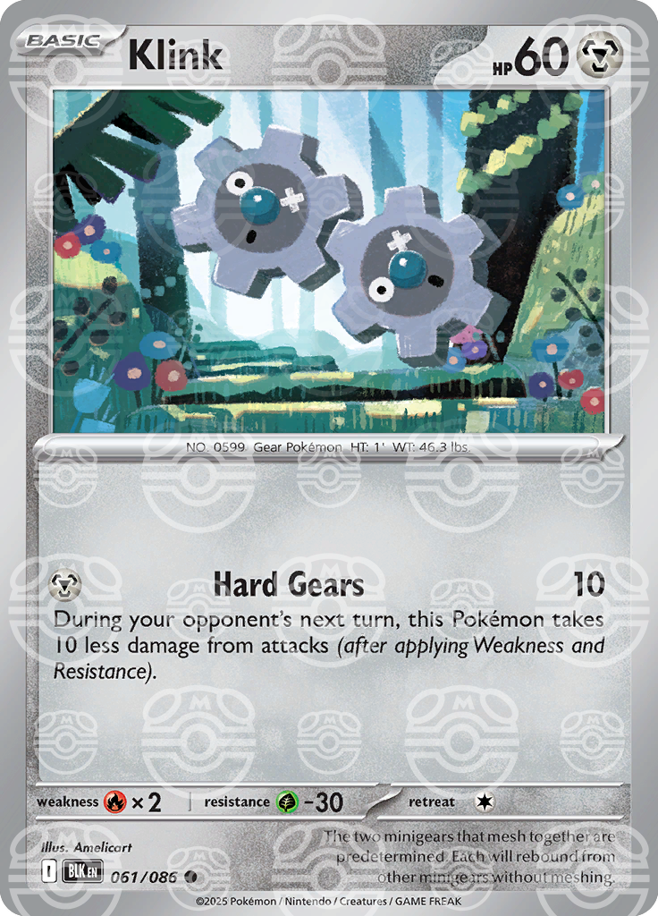 Klink (Master Ball Pattern) 061/086 — Black Bolt